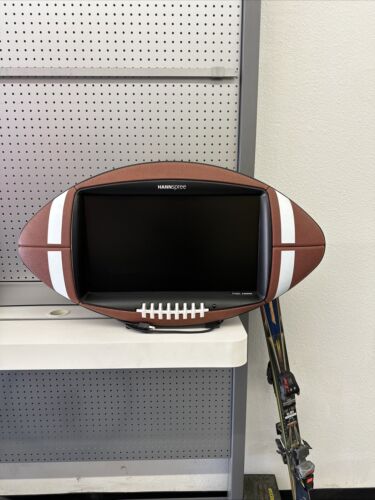 24" Hannspree football lcd flat screen Super Bowl mancave kids room Nice Works!