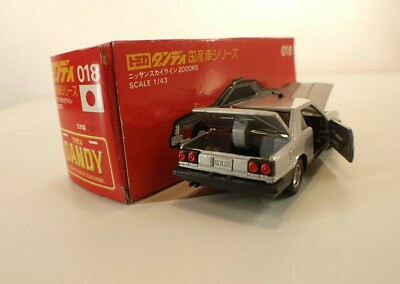トミカ ダンディ018 ニッサン スカイライン 2000RS 1/43 希少品 トミカダンディ018 ニッサン スカイライン 2000RS | 朝比奈武弘