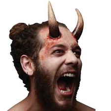Ghoulish Productions Large Horns Bone Latex Prosthetic Halloween Realistic SFX