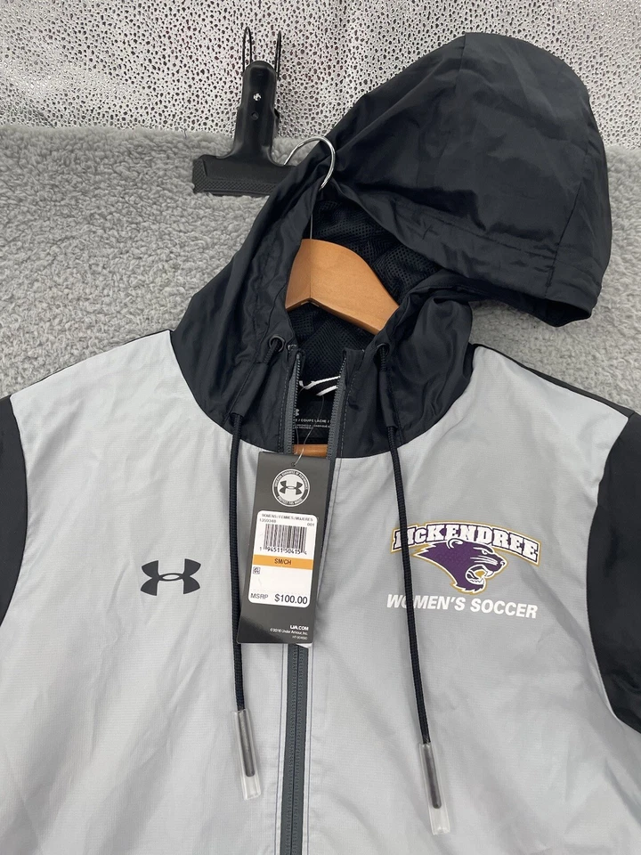 NUEVA CHAQUETA DE FÚTBOL $100 McKendree Bearcats para mujer pequeña Under Armour nueva con etiquetas Foto 2 de 4