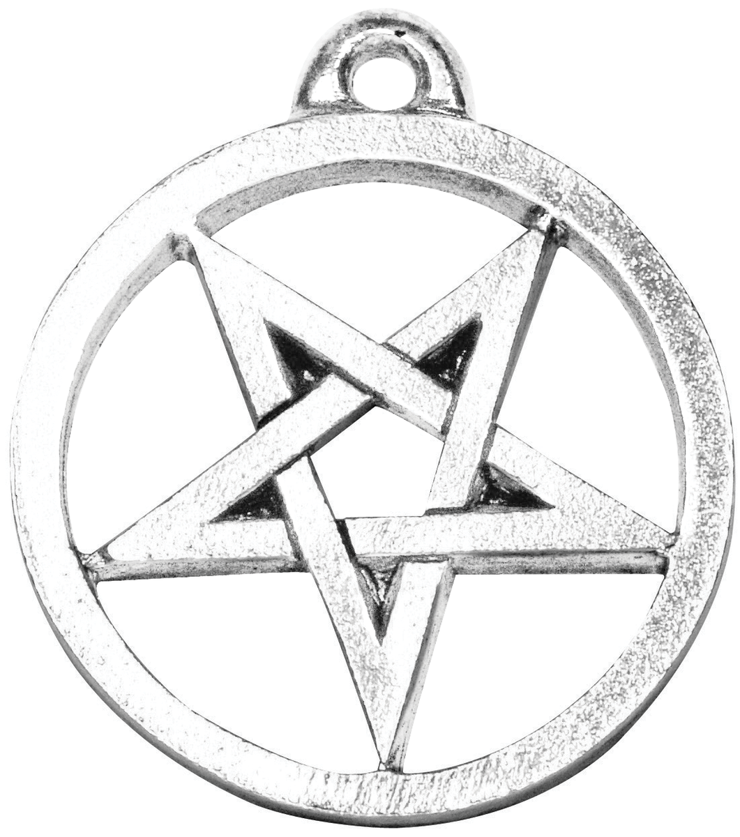 EUEAVAN Collier pentagramme Tetragrammaton pour homme YHVH YHWH Jéhovah