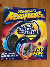 Smart Lab Build your own Stereo Headphones age 8 New
