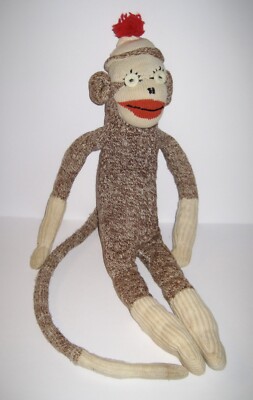 OOAK Old Vintage Handmade SOCK MONKEY