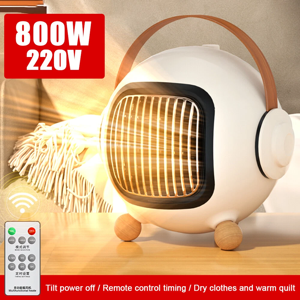 800W Mini Electric Fan Heater Winter Warmer Fan Air Heater Furnace Home  Portable | eBay