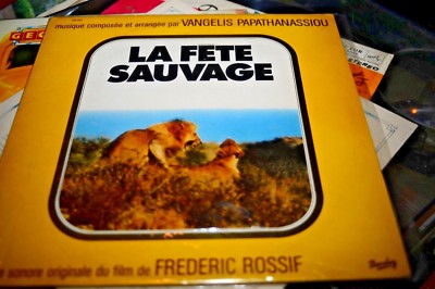 VANGELIS LA FETE SAUVAGE ORIGINAL  FRENCH 1976 VINYL LP EX a1u matrix