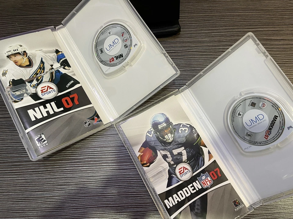 Duo Pack PSP Sports Madden & NHL 07 CIB - Excelente Estado Foto 3 de 4