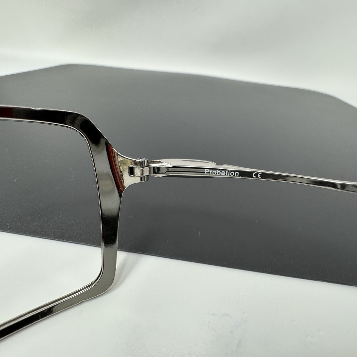 Oakley Probation Polished Chrome No Lens OO4041-02 Inmate Metal
