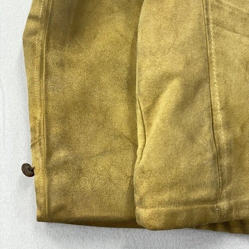 VTG 60s Pennys Suede Jacket Mens Medium Fur Lined Western Workwear Distressed - Picture 9 of 16