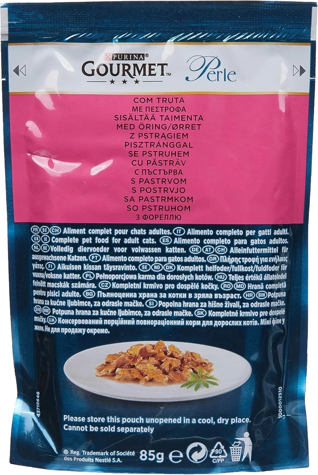 Perle Erlesene Streifen in Gelee, 96 Portionsbeutel Katzenfutter nass, Sorten-Mi - Bild 2 von 4