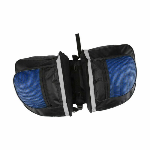 Double Panniers Bag Bike Bicycle Cycling Rear Seat Trunk Rack Pack Saddle Bag SZ - Picture 7 of 14