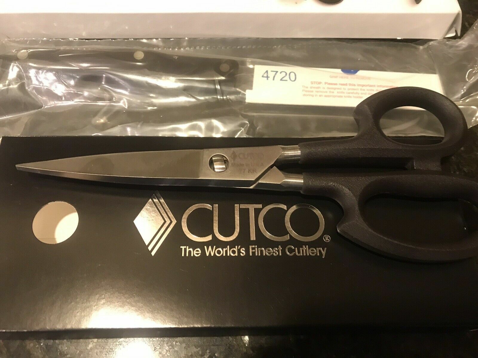 Cutco 2pc 77 Shears And 4720 Paring Knife New eBay