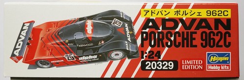 HASEGAWA 1/24 Advan Porsche 962C #20329 scale model kit limited edition - Picture 11 of 11