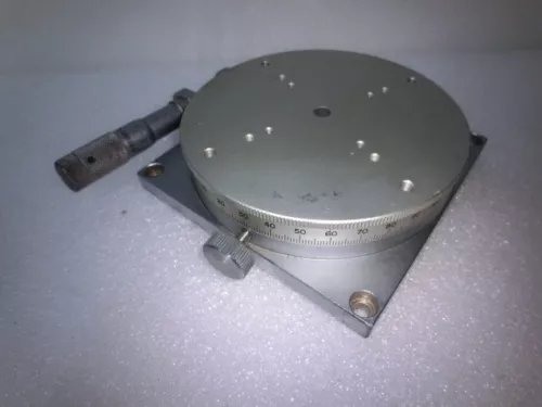 Kohzu Seiki KTS-10B Regular Precision Table+Mitufoyo 15mm Linear Micrometer~5701