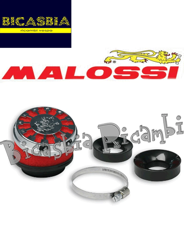 10225 FILTRO ARIA MALOSSI E13 DM 60 INCLINATO CARBURATORE PHBG 15 21 PHBL 20 26