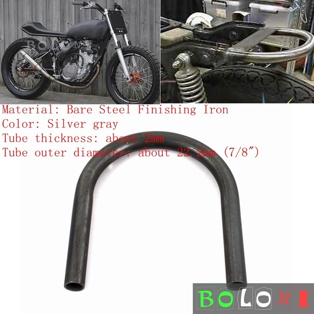Rear Seat Hoop 7/8" Frame Loop for Cafe Racer Honda CB750 CB900 Suzuki