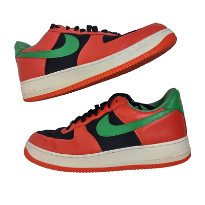 air force 1 green black orange