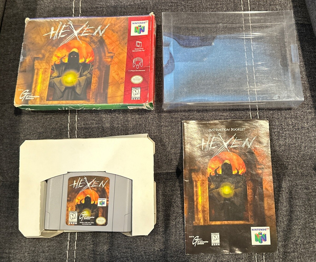 Hexen Nintendo 64 N64 ~ Complete In Original Box w Manual! ~ Fast
