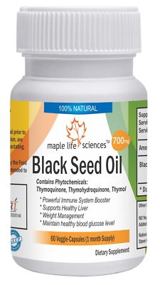 Black Seed Oil Capsules Nigella Sativa Thymol Pure & High Quality