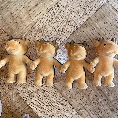 Lot De 19 Figurines Les Petits Malins Vintage - Singe, Taureau, Âne Et Autres