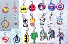 Marvel DC Comics Avengers Clip-on Charms Backpack Purse Zipper STOCKING STUFFER