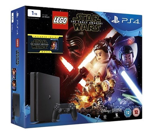 PS4 Slim 1TB Console + Lego Star Wars + Lego Star wars Movie