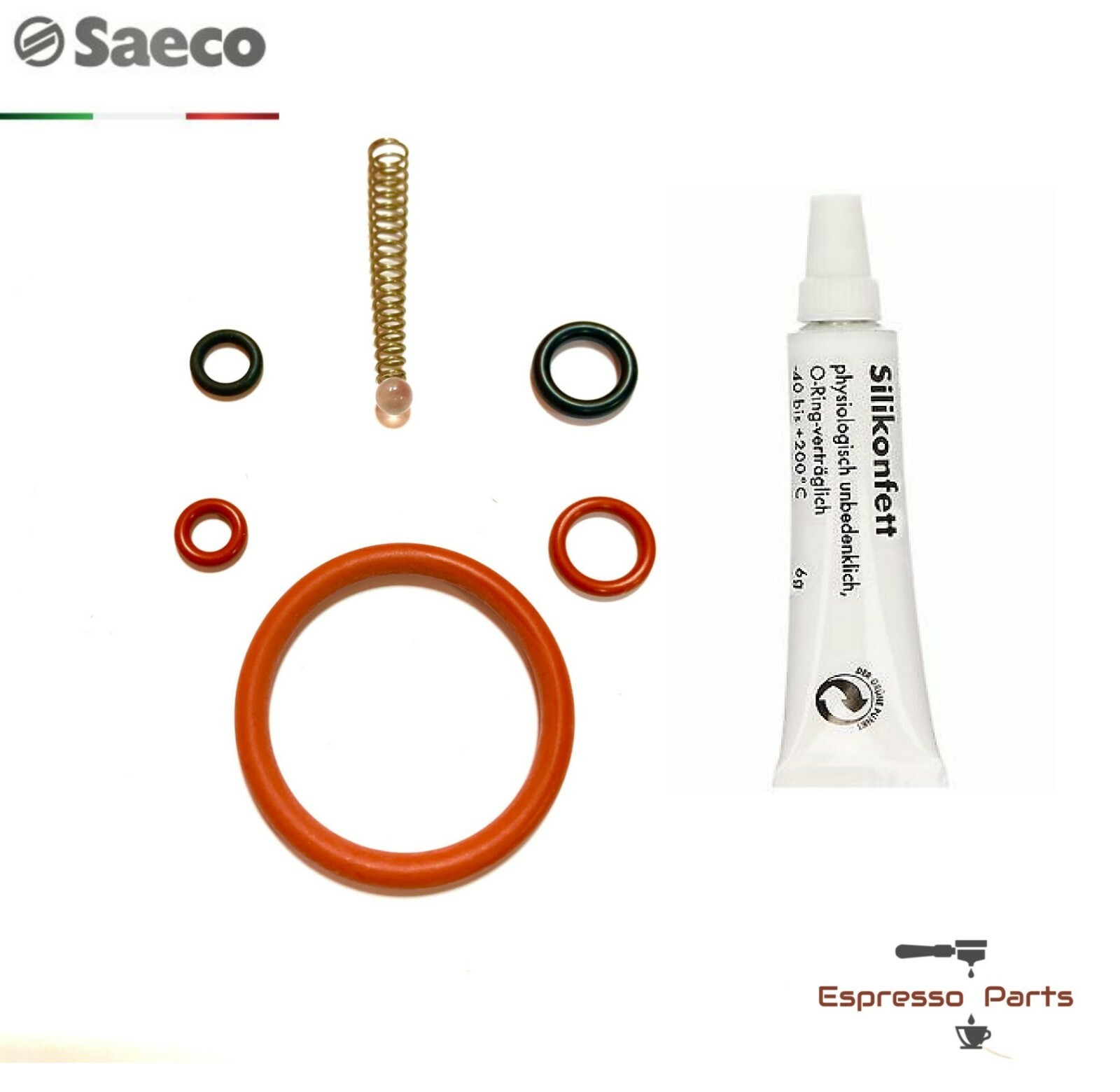 Saeco Odea, Talea, Primea, Xsmall Brew Group Repair Kit & 6g Silicon