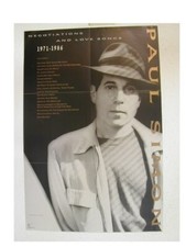 Paul Simon Promo Poster Negotiations and Love Songs