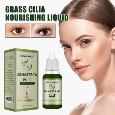Usma Grass Hair Care Cilia Growth Nourishing Liquid 10ml 2024 New