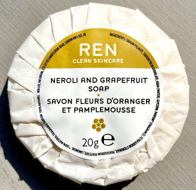 REN Clean Skincare Soap Set of Eight individually wrapped bars.