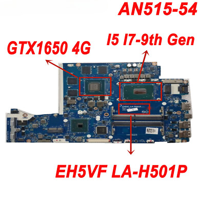 PCパーツ NEC LM550/ES6WLM550/WG6BLM570/ESLM750/ES6BLM750/ES6R LM750/ES6WM/LM550M/LM750PC-LM550FS3EBPC-LM550FS3EW PC-LM550FS3ERPC-LS150FS6BPC-LS1 khxv5rg LA-H501P for ACER 5 AN515-54 Motherboard with i5 i7-9th Gen CPU