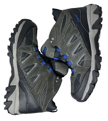 COLEMAN MEN'S HIKING BOOTS / SIZE 10.5 MEDIUM / BLUE AND GREY / NEW / NWB