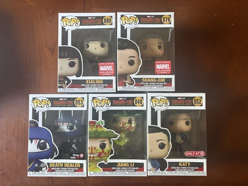 Funko POP! Marvel MCU Shang-Chi Lot of 5 (Shang-Chi, Xia Ling, Deathdealer, etc)