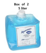 2 Pack Parker Labs Aquasonic 100 Ultrasound Gel 5 L With Refillable Bottle 01-50