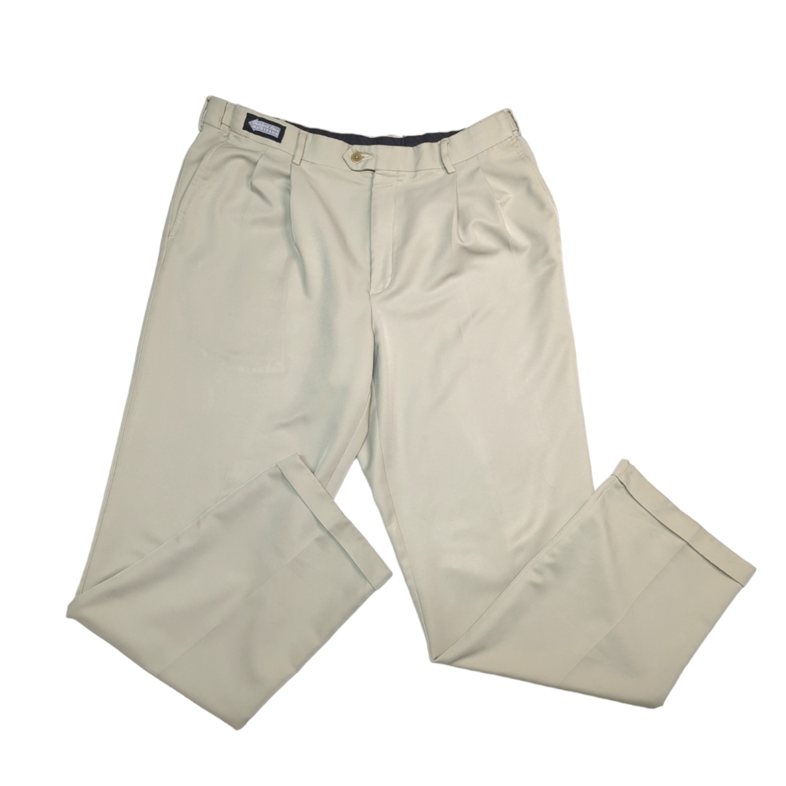 Savane Mens Comfort Plus Expandable Waist Dress Pants… Gem