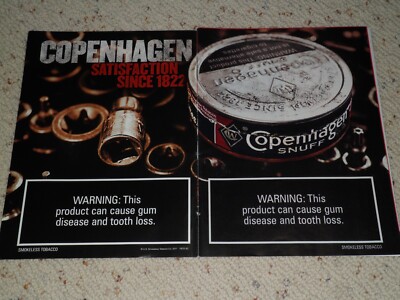 tobacco ads 2017 2017 COPENHAGEN SNUFF SMOKELESS TOBACCO AD / ARTICLE