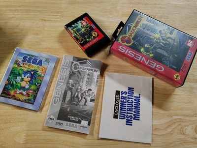 SHADOWRUN Sega Genesis Shadow Run Action/RPG Mint Collectors Condition / Rare