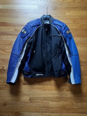 JOE ROCKET Armored Touring Leather Jacket Size L Without Tags.. Rarely Worn  