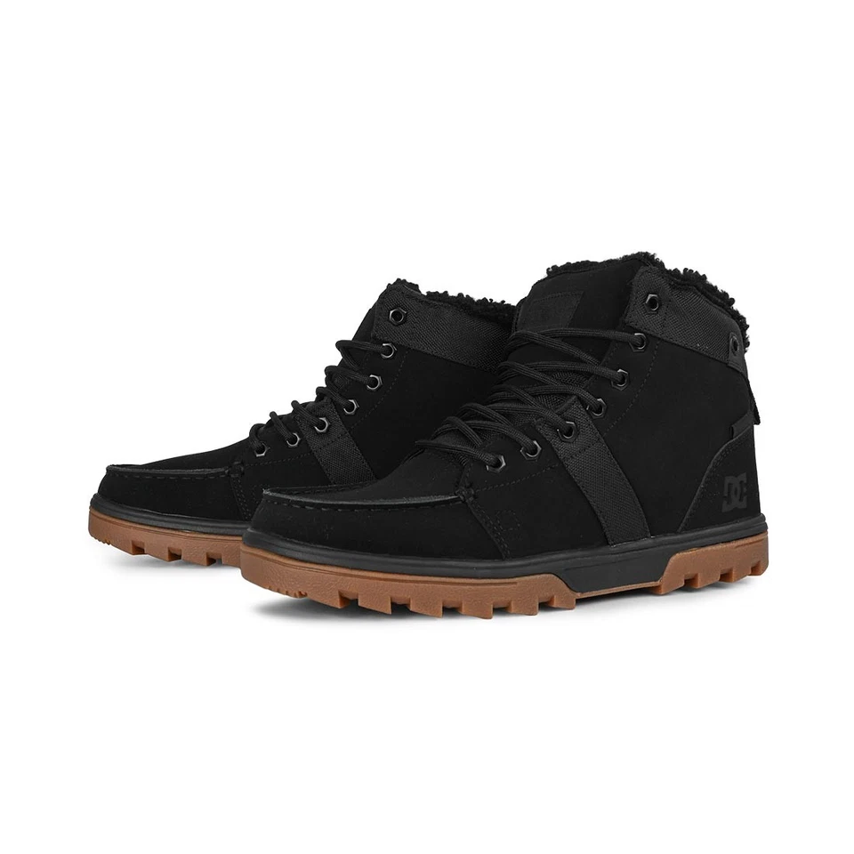 DC Shoes Bottes D’Hiver À Lacets Woodland Noir/Gomme, Hautes - Photo 2/4