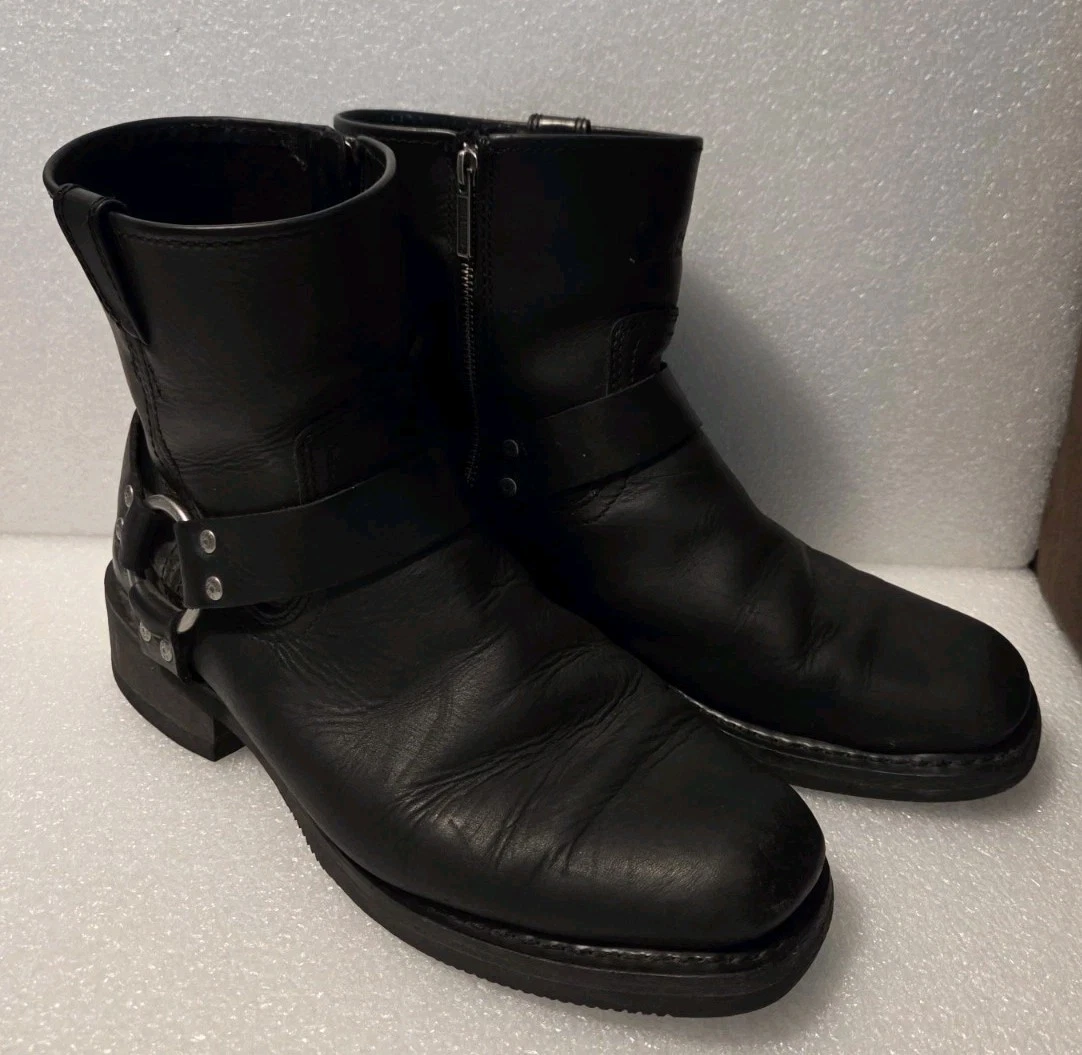 Zip Biker Boots for Men for sale | eBay
