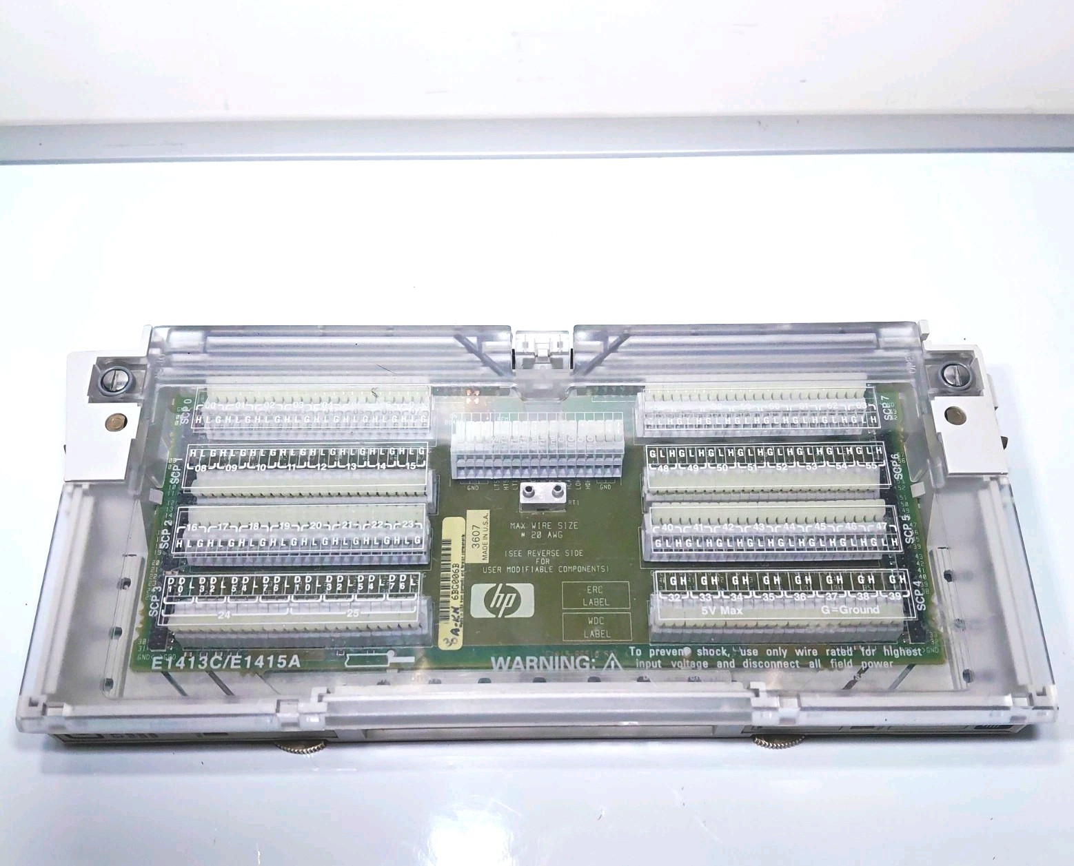 HP E1413C/E1415A Closed Loop Controller Terminal Block-E1415-60101 Tested