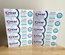 10 New Crest Pro Health Gum Detoxify Deep Clean Toothpaste Travel Size  0.85 oz