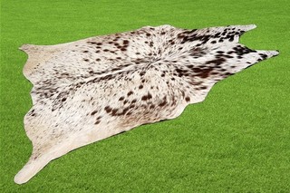 Alfombra 100 % genuina de piel de vaca alfombra de cuero 20 63 pies cuadrados (55"x54") A 129