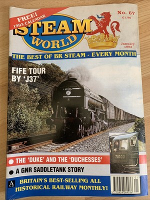STEAM WORLD MAGAZIN Jan 1993 Ausgabe 67 - Great Central Travels etc.