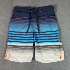 ZeroXposur Mens Striped Swim Trunks Size M wi...