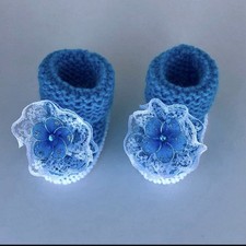 New Hand-Knit Socks for American Girl Doll / 18 Dolls