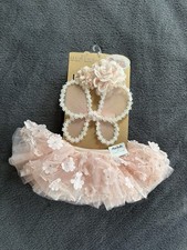 NWT Elly Emmy 3 Piece Pink Tutu Set Size 0-12M