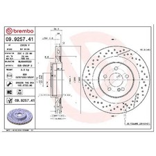 2x Bremsscheibe hinten f&uuml;r Mercedes CLK C209 A209 SLK R171 | 26238557