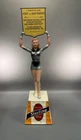 VINTAGE 1960 STERLING BEER METAL GIRL BELL RINGER SIGN STATUE DISPLAY