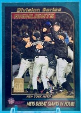 2001 Topps #401 Division Series Highlights New York Mets