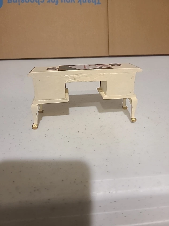 Dollhouse Miniature 5 Drawer Desk  Wooden 4x2x1 in 1:12 - Image 4 of 4